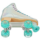 Candi GRL Sabina - Colorful Freestyle Roller Skates 5 HOLOGRAM BLUE - Like New