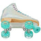Candi GRL Sabina - Colorful Freestyle Roller Skates 5 HOLOGRAM BLUE - Like New