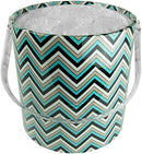 Hand Made USA Chevron Print Double Walled 3-Quart Insulated Ice Bucket - Brand New