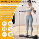 AILINKOR FOLDABLE PILATES REFORMER SET, WORKOUT, PILATES FOR FITNESS - BLACK - Like New