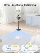 AIRMATE PEDESTAL FAN 16 SPEEDS, DC MOTOR, 90°+90° - Scratch & Dent