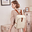 BROMEN Leather Laptop Backpack for 15.6" Computer Travel School Professional - Like New