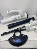 HART 20V 10IN STRING TRIMMER/BAZOOKA LEAF BLOWER COMBO KIT (NO BATTERY) - WHITE - Like New
