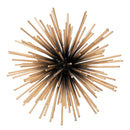 ANJI MOUNTAIN SMALL BURST, 4"H X 4"W X 4”D - GOLD - Brand New