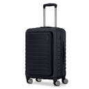 AMERICAN TOURISTER OPEN FRONT HARDSIDE SPINNER SUITCASE 15" CARRY ON - BLACK - Like New