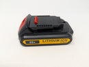 LONG FIT REPLACE FOR DEWALT 20V MAX BATTERY 3.0-AH 2-PACK - BLACK/RED/YELLOW - Like New