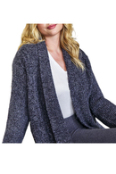BAREFOOT DREAMS WOMEN'S COZYCHIC CABIN CARDIGAN, X-LARGE, INDIGO, BDWCC20880 - Brand New