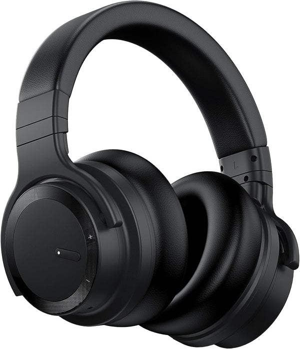 Commalta E7 Active Noise Cancelling Wireless Headphones 2A4ND-E7HP - Black Like New