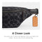 CR785 COACH MEN'S CHARTER BELT BAG 7 BLACK DENIM - Brand New
