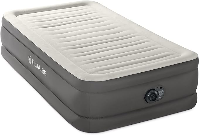 INTEX 64091ED TruAire Luxury Air Mattress Fiber-Tech Twin Size Built - Like New