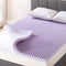 Best Price Mattress 2 inch Egg Crate Memory Foam Mattress Topper, Lavender - Brand New