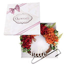 QUNWREATH 18 Inch Fall Wreath, For Front Door WD03554 - Brown - Brand New