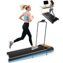 XJIPL WALKING PAD TREADMILL WITH HANDLE BAR 2.5HP 270 LBS N4054FS - BLACK - Like New