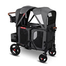 RADIO FLYER VOYA XT STROLLER WAGON, 2 SEATER WAGON STROLLER FOR KIDS - GRAY - Like New