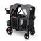 RADIO FLYER VOYA XT STROLLER WAGON, 2 SEATER WAGON STROLLER FOR KIDS - GRAY - Like New