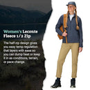 MARMOT WOMEN'S LECONTE 1/2 ZIP FLEECE JACKET WOMEN M THUNDERHEAD - Like New