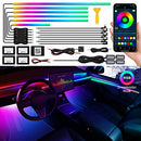 MAODANER DREAMCOLOR ACRYLIC INTERIOR CAR LED STRIP LIGHT WITH WIRELESS APP - Like New