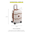 Delsey Paris Chatelet Air 2.0 Carry-On Suitcase 19 Inch Hardside Polycarbonate - Brand New