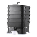VEVOR 5-Tray Composter, 50L Worm Compost Bin - Indoor/Outdoor Worm Farm Kit - Brand New