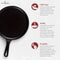 Cuisinel Cast Iron Round Griddle - 10.5" Crepe Maker + Silicone, C10-RG - BLACK - Like New