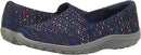 Skechers Women's Reggae Fest-Wicker Loafer Flat Navy Size 8 - Like New
