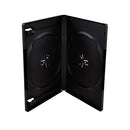 Maxtek 14mm Black Standard Double Capacity DVD Case and Outter Clear Sleeve - Brand New