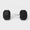 ALL IN MOTION HEX DUMBBELL 25LBS - BLACK/CHROME - Like New