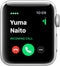 Apple Watch 3 GPS Cellular 38MM Silver Aluminum Case with White Sport Band - Like New