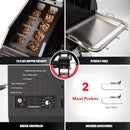 ASMOKE AS700P 700-SQ. IN BRONZE PELLET GRILL - BLACK/BRONZE - Like New