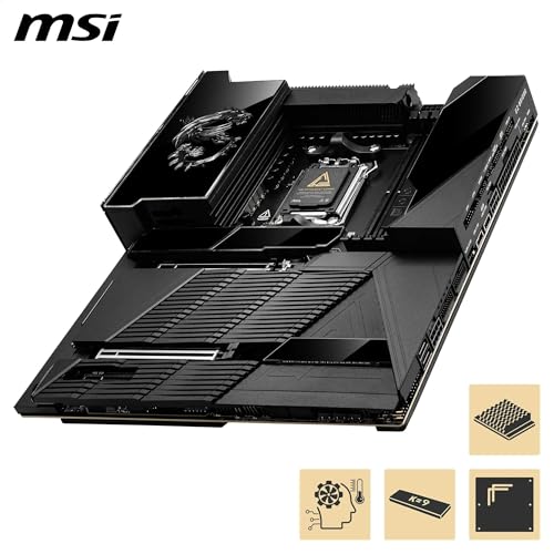 MSI MEG X870E GODLIKE, E-ATX - AMD Ryzen 9000/8000/7000, AM5, DYNAMIC - BLACK - Like New