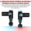 COTSOCO MASSAGE GUN DEEP TISSUE PAIN RELIEF 4 MASSAGE HEADS 6 SPEEDS - BLACK - Like New