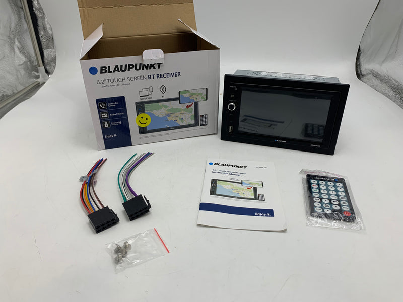 BLAUPUNKT 6.2" TOUCH SCREEN BT RECEIVER - BLACK - Like New