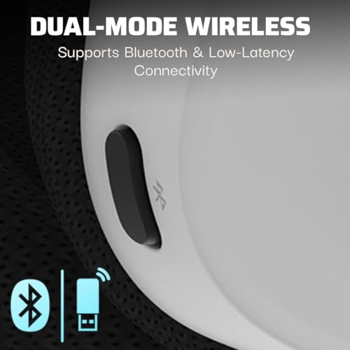 PDP PHANTOM AIR DUAL-MODE WIRELESS HEADSET PS5 PS4 PC BLUETOOTH 052-026X - WHITE - Like New