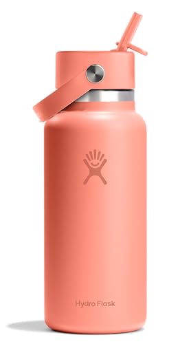 HYDRO FLASK 32 OZ WIDE FLEX STRAW CAP SURF - SUNGLOW - Like New
