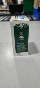 CURAD WATERPROOF TRANSPARENT BANDAGE, 4-SIDED SEAL, 30 BANDAGES - Brand New