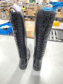 JJ FOOTWEAR WOMEN'S ZWART NAPPA HIGH BOOTS - SIZE: WOMEN XL - 9-9.5 - BLACK - Like New