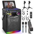 GEYGUY GPSK-1 DSP KARAOKE MACHINE WITH 2 MICROPHONES (6.5 INCH) - Scratch & Dent
