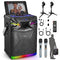 GEYGUY GPSK-1 DSP KARAOKE MACHINE WITH 2 MICROPHONES (6.5 INCH) - Scratch & Dent