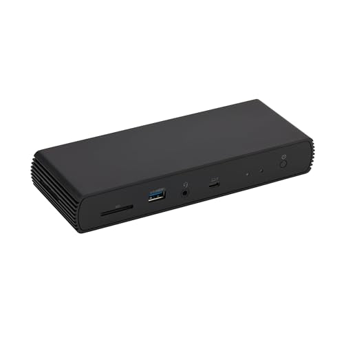 AMAZON BASICS THUNDERBOLT4/USB4 PRO DOCKING STATION, 2XTBT4, 1XHDMI2.1 - BLACK - Like New