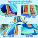 Doctor DolphinIn Bounce House,Water Jumper Slide,Water Bounce Slide House - Like New