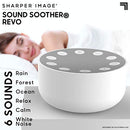 Sharper Image Sound Soother REVO Sleep Aid White Noise Nature Sounds - White - Like New