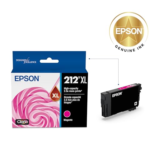 EPSON 212 CLARIA INK HIGH CAPACITY MAGENTA CARTRIDGE T212XL320-S - MAGENTA - Brand New