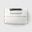 OPEN STORY SIGNATURE HARDSIDE TRUNK CARRY ON SPINNER SUITCASE TSA LOCKS - SILVER - Like New