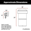 FURRION AURORA VERANDA SERIES OUTDOOR LANDSCAPE SPEAKER SYSTEM - Scratch & Dent
