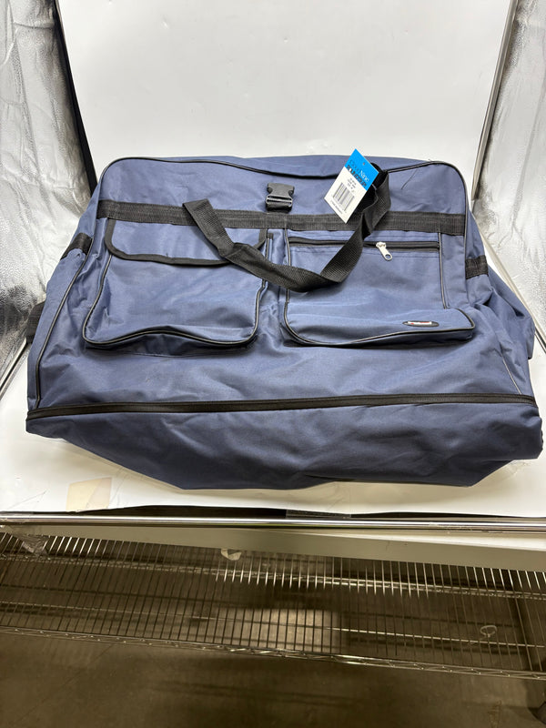 CLOUD NINE ROUNDTRIP 40" EXPANDABLE ROLLING WHEELED DUFFLE BAG SPINNER - NAVY - Brand New