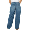 CELEBRITY PINK LOW RISE BAGGY WIDE LEG JEANS - SIZE: WOMEN 9/29 - DARK WASH - Brand New