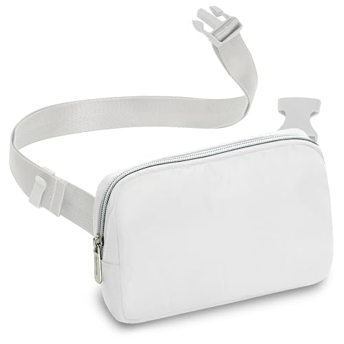 White SOJOURNER Crossbody Belt Bag for Women – Stylish Fanny Pack - Like New