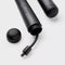 ALL IN MOTION 11.9" ROPELESS JUMP ROPE POLYPROPYLENE, TPR HANDLES - BLACK - Like New