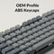 KEYCHRON K8 TENKEYLESS MECHANICAL KEYBOARD WHITE BACKLIGHT SIZE - BLACK/GRAY - Like New