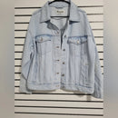 NO BOUNDARIES WOMEN OVERSIZED COTTON DENIM JACKET, SIZE M8-10 - DENIM - Brand New